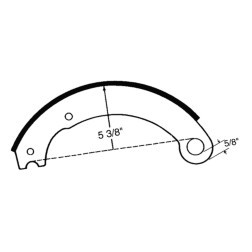 MIDLAND GG4515FR REMAN/BRAKE SHOE