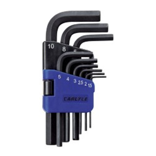 CARLYLE HKSMS9 9PC HEX KEY SET-M CARLYLE HKSMS9 9PC HEX KEY SET-M