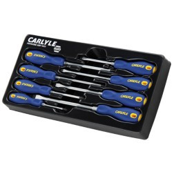CARLYLE SDS8 8PC CMB SCRWDRVR SET