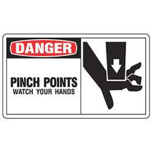 ACCUFORM SIGNS LEQM017VSP SAFETY LABEL INFORMATION 3-1/2 IN H PK5