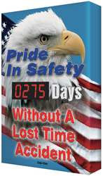 ACCUFORM SIGNS SCA275 SAFETY RECORD SIGNS 29 X 20IN AL ENG