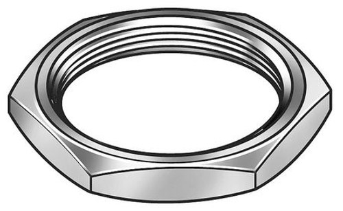 ACCURATE MFD PRODUCTS Z0428-SS PANEL NUT 7/16-28 HEX STAINLESS PLAIN