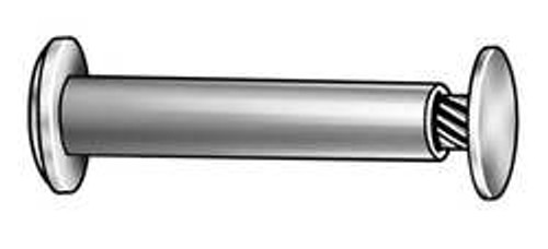 ACCURATE MFD PRODUCTS Z4308-CU BINDING POST TRUSS 13/64X1/2 IN L PK 2