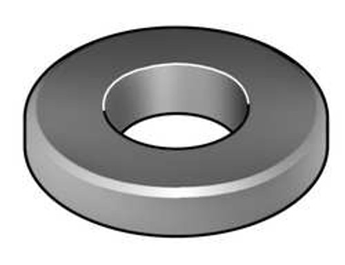 ACCURATE MFD PRODUCTS Z9183-BEV-SS FLAT WASHER BEVELED 18-8 FITS 3/8IN PK5