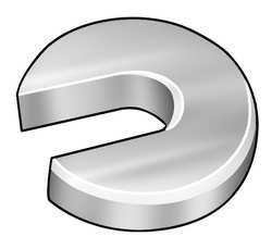 ACCURATE MFD PRODUCTS Z9431SS FLAT WASHER SLOTTED 18-8 SS FITS 5/8 IN