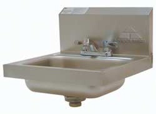 ADVANCE TABCO 7-PS-20 HAND SINK,RECT,14INX10INX5IN