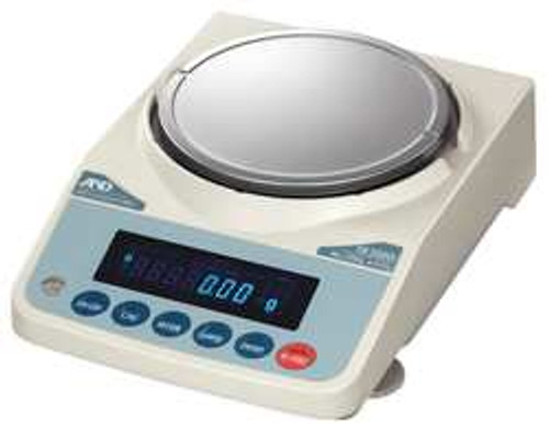 A&D WEIGHING FX-3000I PRECISION BALANCE SS PLATFORM 3200G CAP.