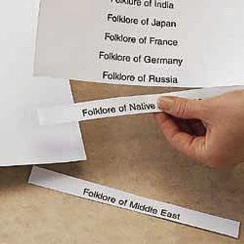 AIGNER INDEX LI-21-20 LABEL INSERT 8 1/2X11 WHITE PK50