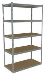 TENNSCO CORP ZB7-4824S-5D BOLTLESS SHELVING STARTER 48X24 5 SHELF
