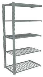TENNSCO CORP ZAH7-4824A-5W BOLTLESS SHELVING ADD-ON 48X24 WIRE