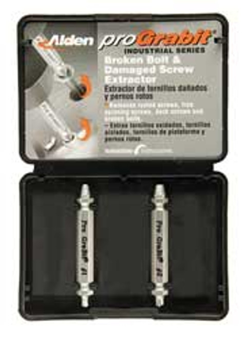 ALDEN 8420P DRILL/EXTRACTOR SET 2 PC #4-1/4 IN CAP