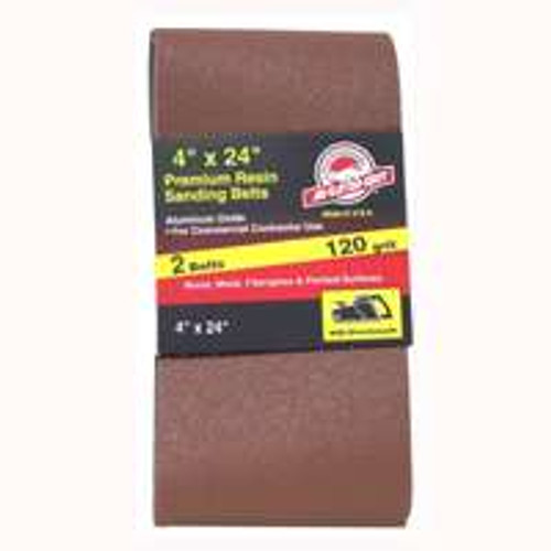 ALI INDUSTRIES 3185 SANDING BELTS, ALUMINUM OXIDE, 120-GRIT,