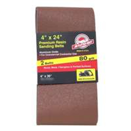 ALI INDUSTRIES 3186 SANDING BELTS, ALUMINUM OXIDE, 80-GRIT,  ALI INDUSTRIES 3186 SANDING BELTS, ALUMINUM OXIDE, 80-GRIT,
