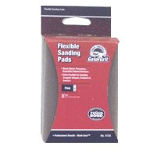 ALI INDUSTRIES 4157 SANDING PAD, 60-GRIT, 3 X 4-IN., 3-PK.