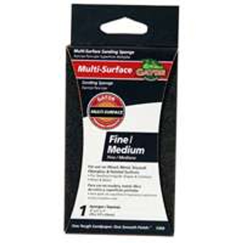 ALI INDUSTRIES 7309 JUMBO SANDING SPONGE, FINE/MEDIUM, 100/6