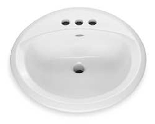 AMERICAN STANDARD 0491019.020 SINK LAV ROUND DROP-IN WHITE  
