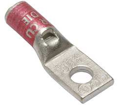 BURNDY YA8CLBOX ONE HOLE LUG COMPRESSION CONNECTOR 8 AWG