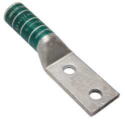 BURNDY YA362N TWO HOLE LUG COMPRESS CONCT 600 KCMIL