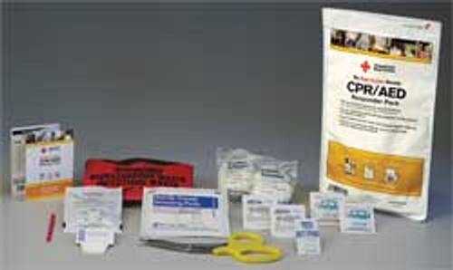 AMERICAN RED CROSS RC-643-PB CPR/AED KIT UNIVERSAL WHITE