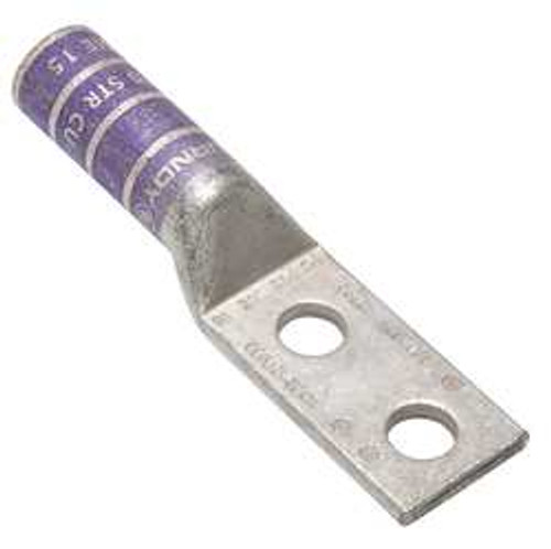 BURNDY YA282TC38 TWO HOLE LUG COMPRESS CONNECTOR 4/0 AWG