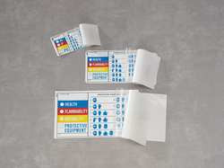 ELECTROMARK Y604387 HMIG LABEL 2 IN H 3-1/2 IN W PK 25