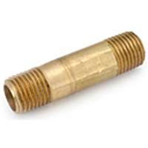 ANDERSON METAL CORP 38300-0815 PIPE FITTING, RED BRASS NIPPLE, LEAD FRE ANDERSON METAL CORP 38300-0815 PIPE FITTING, RED BRASS NIPPLE, LEAD FRE