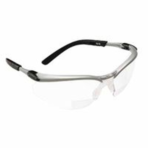 AO SAFETY 11377-00000-20 BX READER SILVER/BLACK FRAME GRAY LENS 1