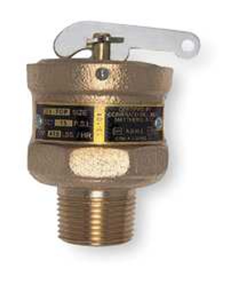 APOLLO 13101B15 SAFETY RELIEF VALVE 3/4 IN 15 PSI BRONZE
