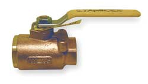 APOLLO 7710201 BRONZE BALL VALVE INLINE FNPT 3/8 IN