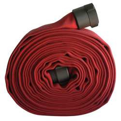 ARMORED TEXTILES G51H5LNR100N SUPPLY LINE FIRE HOSE RED 100 FT L