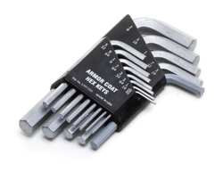 ARMOR COAT UST260072 HEX KEY SET 0.050-3/8 IN. L-SHAPED SHORT