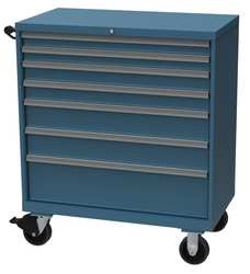 LISTA XSHS0900-0704MCB MOBILE MODULAR DRAWER CABINET CLASIC BLU