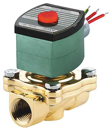 ASCO 8210D014 SOLENOID VALVE 2/2 1 IN NO 24V BRASS