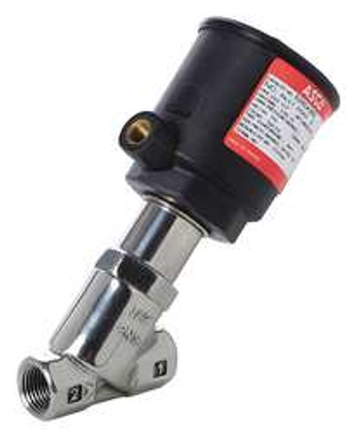 ASCO 8290A395 ANGLE BODY PISTON VALVE SS NC 1 IN
