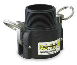 BANJO CORPORATION 75B1/2 COUPLER 3/4 X 1/2 IN 75PSI POLYPROPYLENE