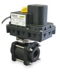 BANJO CORPORATION EV075 ELECTRONIC BALL VALVE POLYPROP 3/4 IN.