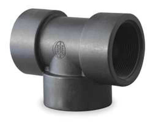 BANJO CORPORATION TEE150 TEE 1 1/2 IN FPT POLY 150 PSI BLACK BANJO CORPORATION TEE150 TEE 1 1/2 IN FPT POLY 150 PSI BLACK