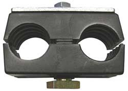 BEHRINGER PIPE SYSTEMS R0T20540-PP TUBE CLAMP KIT PIPE 1/4 IN ZINC-PLATED