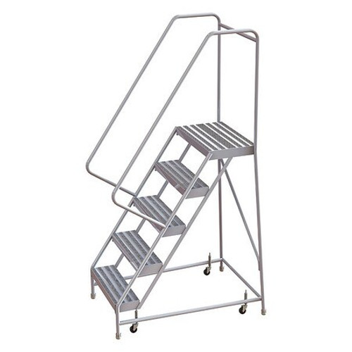 TRI-ARC WLAR105164 ROLLING LADDER,5 STEPS,SERRATED TREAD