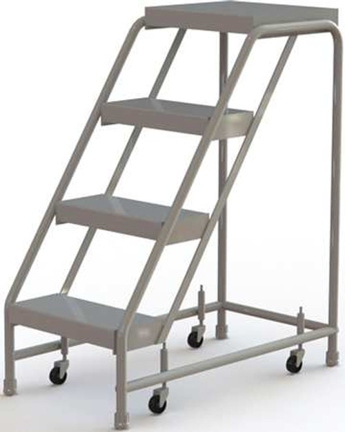 TRI-ARC WLAR004164 ROLLING LADDER,4 STEPS,SERRATED TREAD
