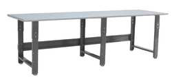 BENCHPRO RD36120 ERGO WORKBENCH GRAY 120LX36WX30H IN.