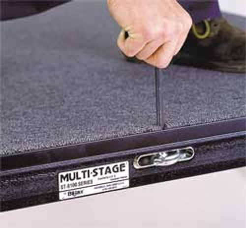 BIL-JAX 0106-GCSP-16X20 CARPETED PORT. STAGE PACKAGE 20 X 16 FT.