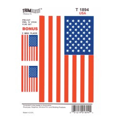 BALKAMP 7357909 FLAG AMERICAN DECAL