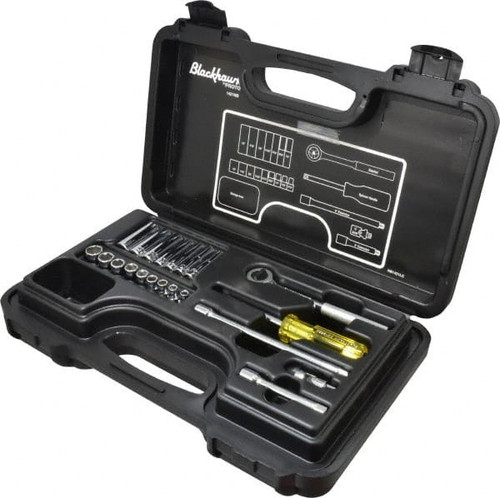 BLACKHAWK 1421NB 21 PIECE 1/4" DRIVE DEEP WELL SOCKET SET