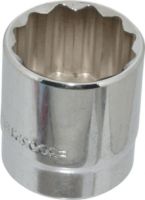 BLACKHAWK 300321 1", 3/8" DRIVE, STANDARD HAND SOCKET