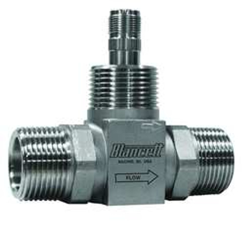 BLANCETT B111-110 FLOWMETER TURBINE 50GPM 1 IN MNPT BLANCETT B111-110 FLOWMETER TURBINE 50GPM 1 IN MNPT
