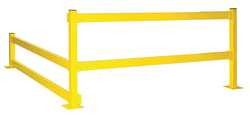 BLUFF MPBP20 INLINE POST 11 GA. STEEL LIFT-OUT YELLOW