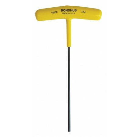 BONDHUS 15205 3/32" HEX, T-HANDLE CUSHION GRIP, HEX KE