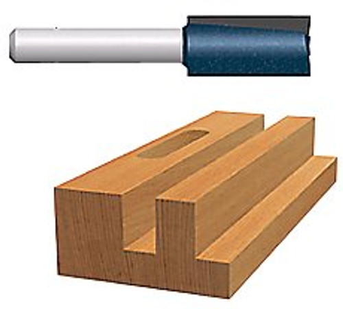 BOSCH POWER TOOLS 85227M 1/2" C.T. STRAIGHT ROUTER BIT 2-FLUTES