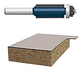 BOSCH POWER TOOLS 85268M ROUTER BIT,CARBIDE,3/8IN DIA.,2-5/8INL